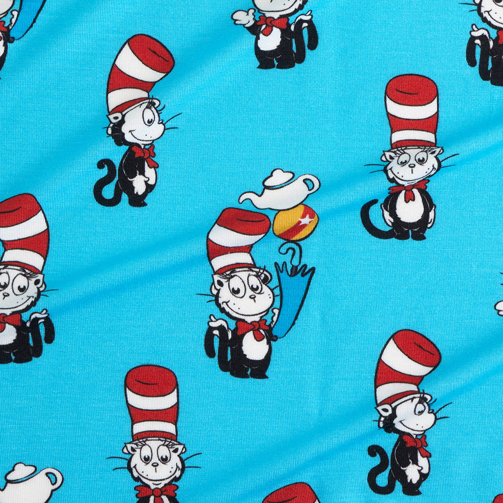 Dr. Seuss Cat in the Hat Collared Henley Shortall