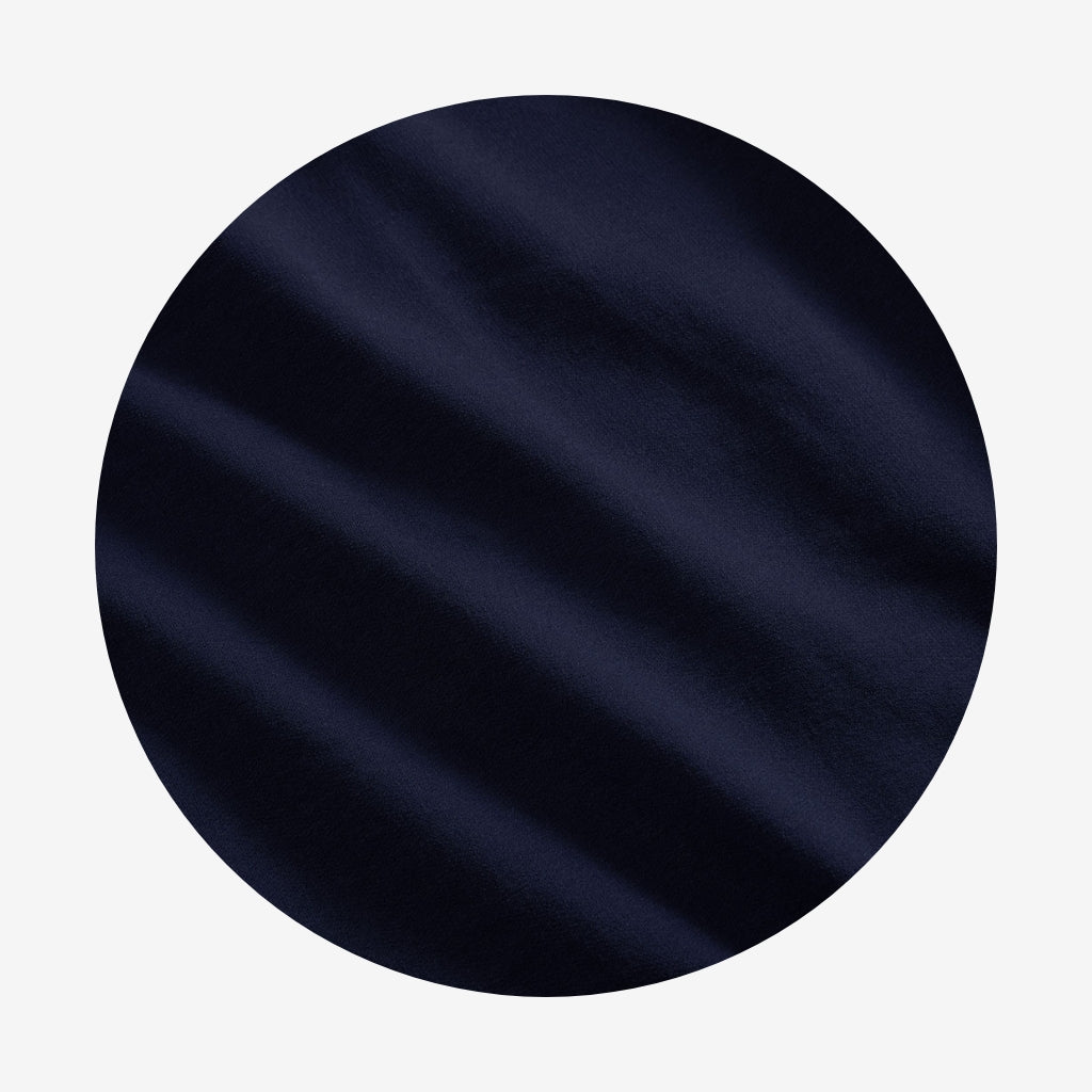Varsity Navy French Terry Polo Shirt