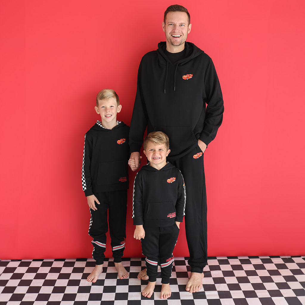 Disney Lightning McQueen 95 Men's Fleece Racing Hoodie
