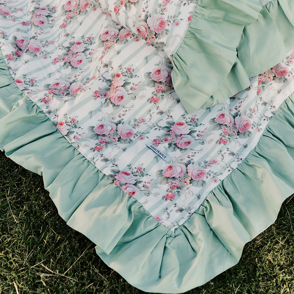Trixie Reversible Ruffled Duvet Cover