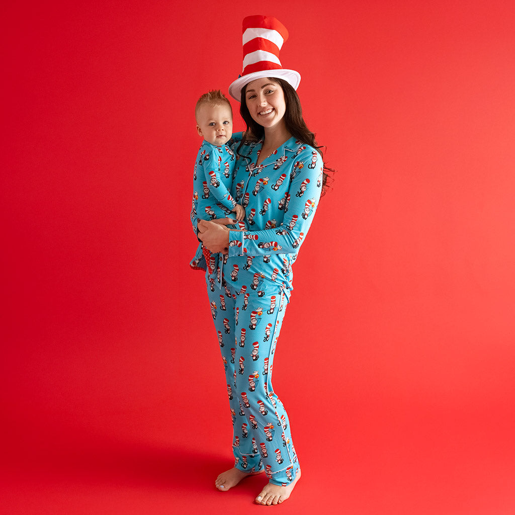 Dr. Seuss Cat in the Hat Women's Luxe Pajama Pant Set