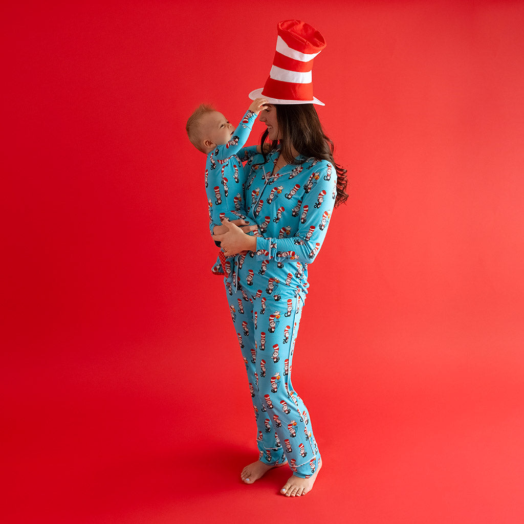Dr. Seuss Cat in the Hat Women's Luxe Pajama Pant Set