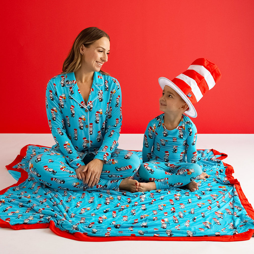 Dr. Seuss Cat in the Hat Women's Luxe Pajama Pant Set