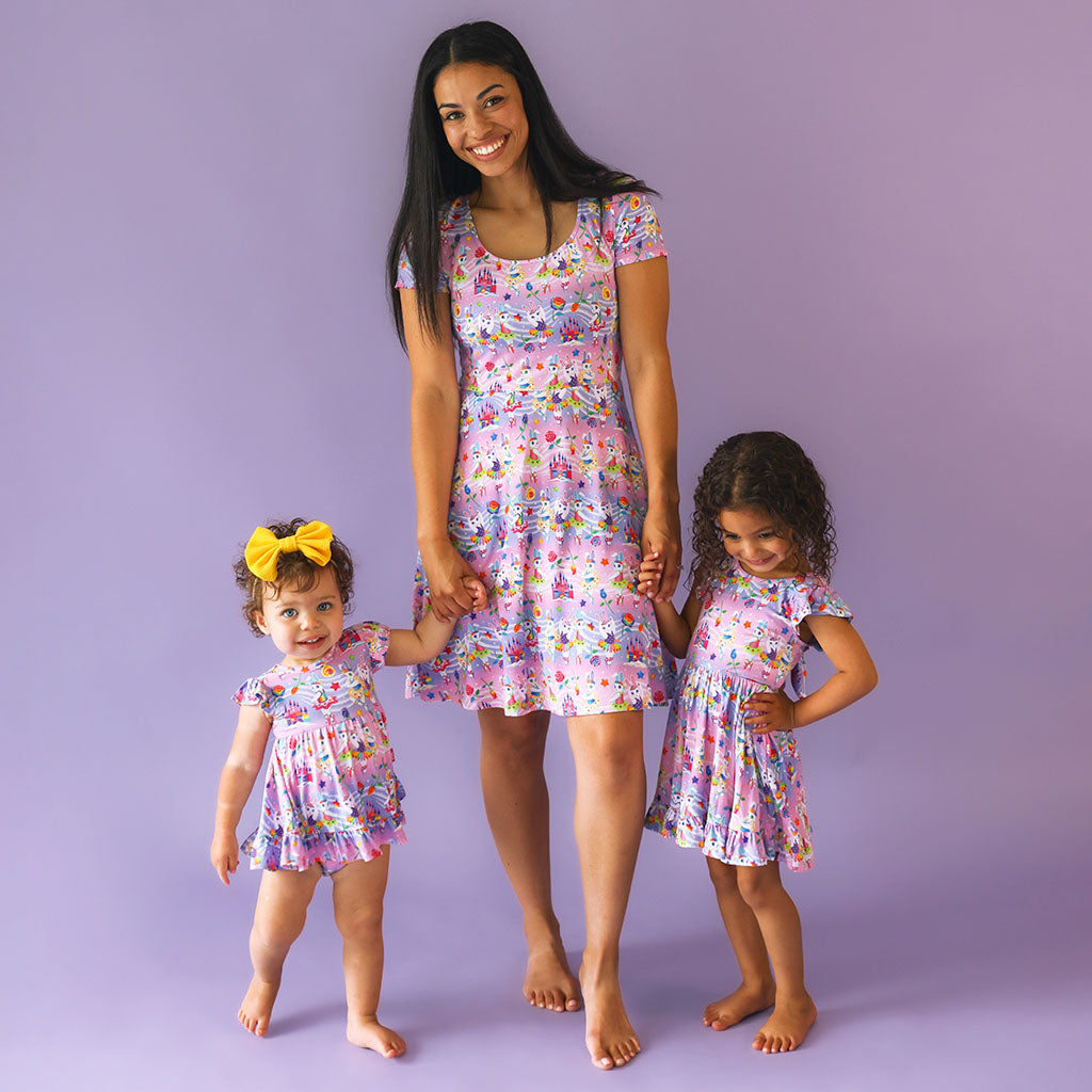 Lisa Frank® Ballerina Bunnies Women's Scoop Short Dress