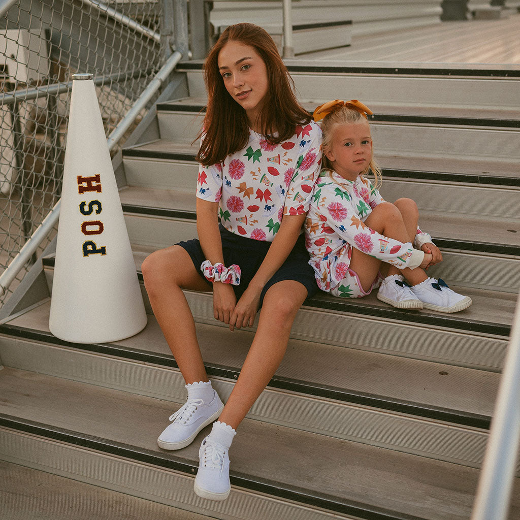 Sabrina French Terry Varsity Shorts