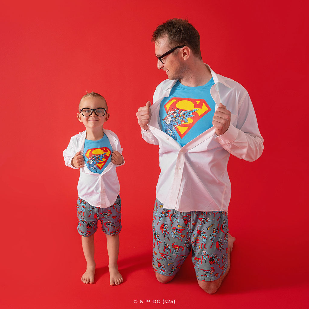 Comic Superman Men's Classic Graphic Tee