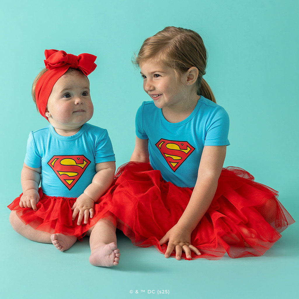 I Am Superman Tulle Skirt Bodysuit Dress