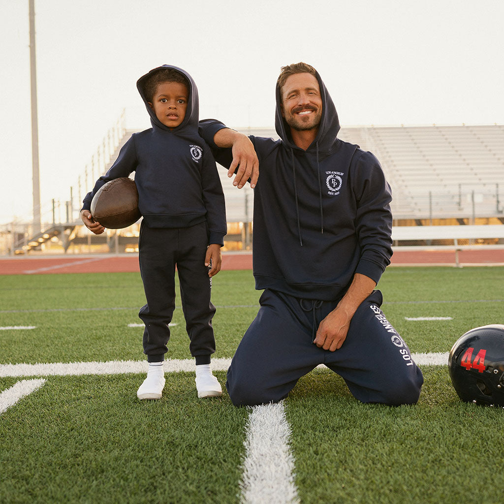 Varsity Navy Adult Fleece Hoodie