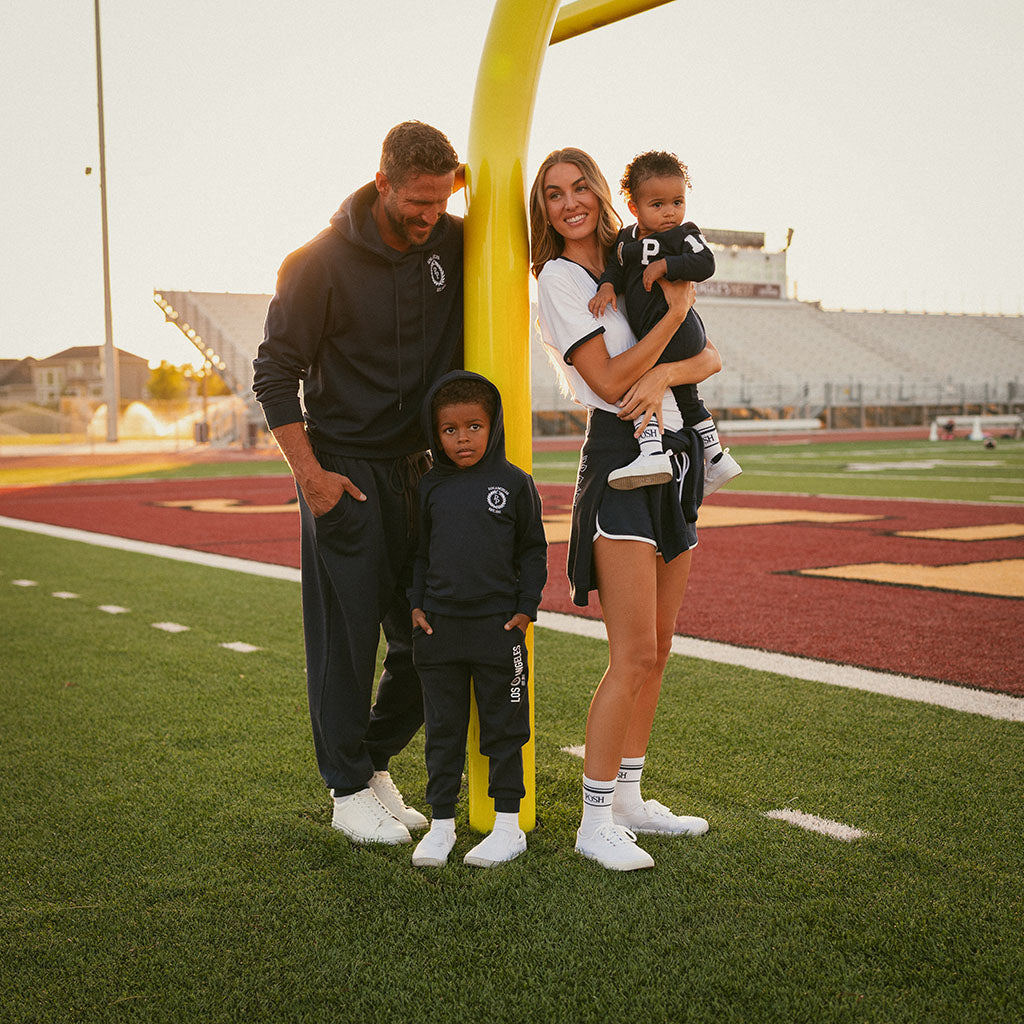Varsity Navy Fleece Joggers