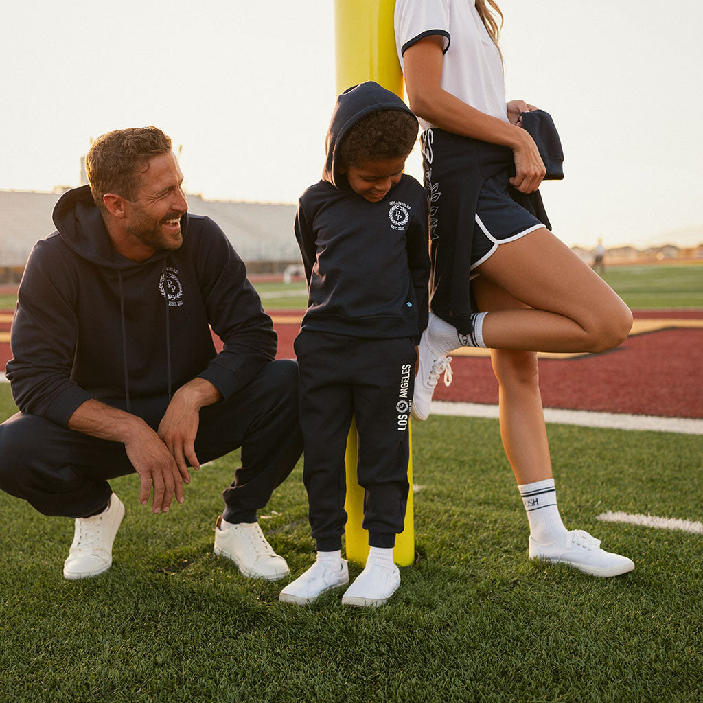 Varsity Navy Fleece Hoodie