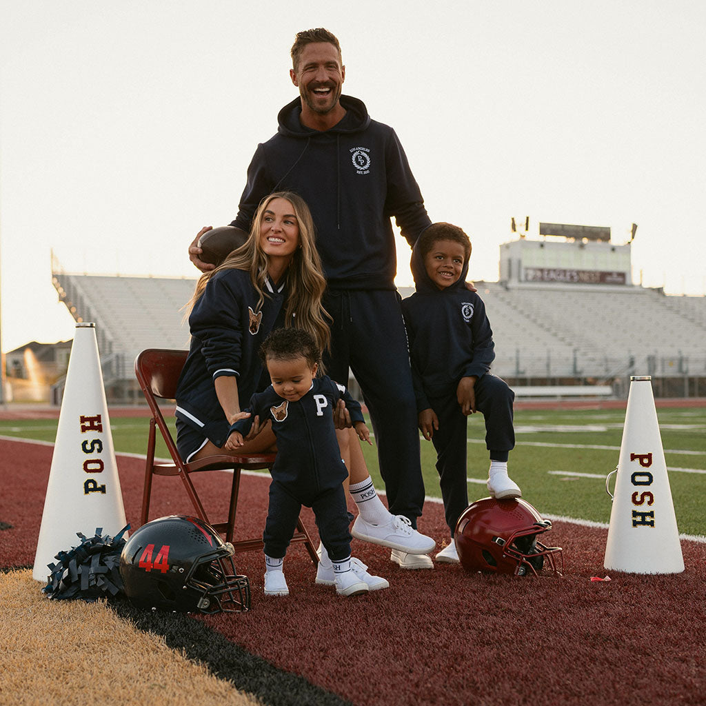 Varsity Navy Adult Fleece Hoodie
