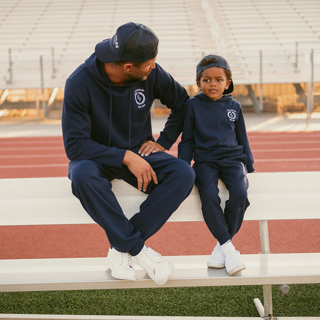 Varsity Navy Fleece Joggers