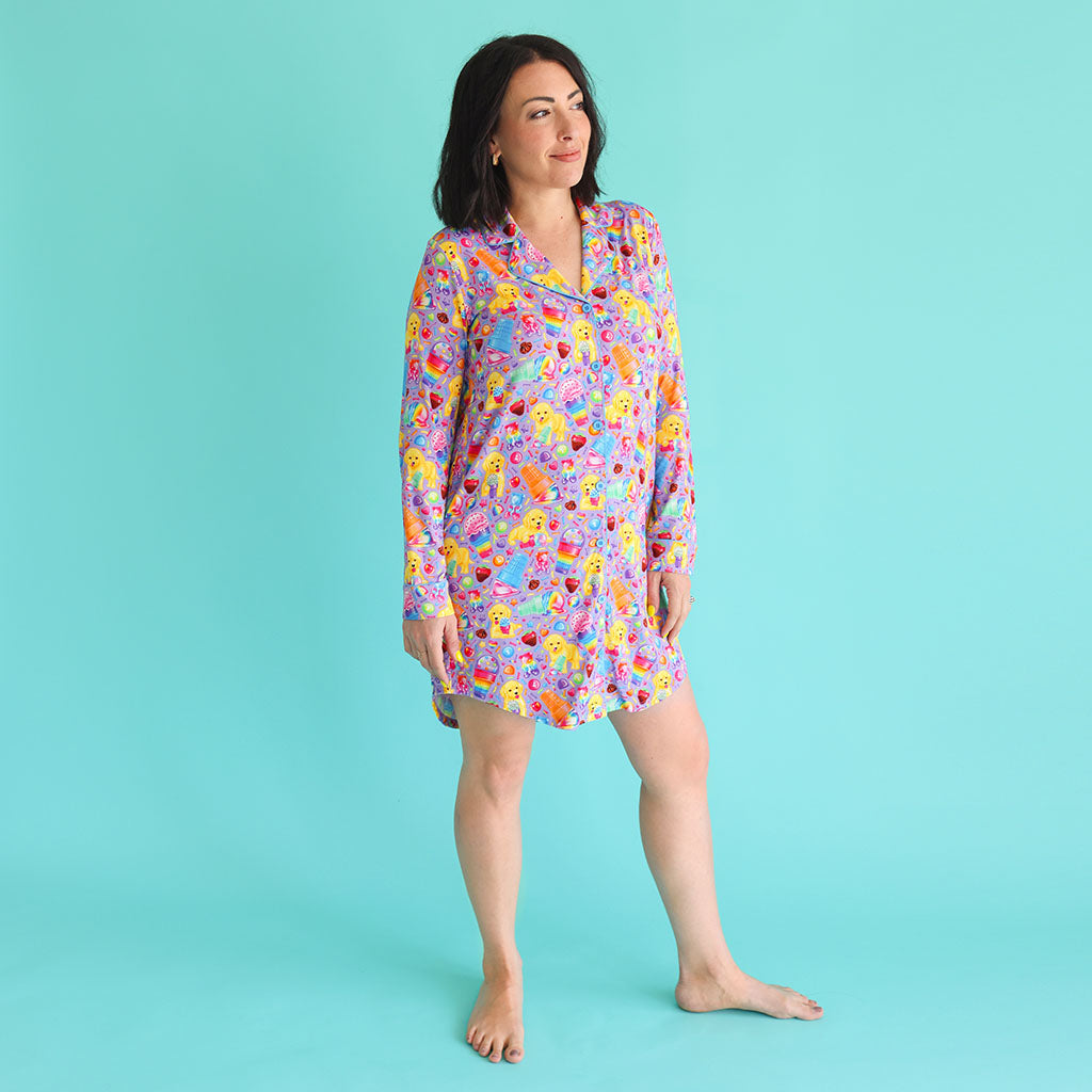 Lisa Frank® Casey & Caymus Women's Luxe Sleep Shirt