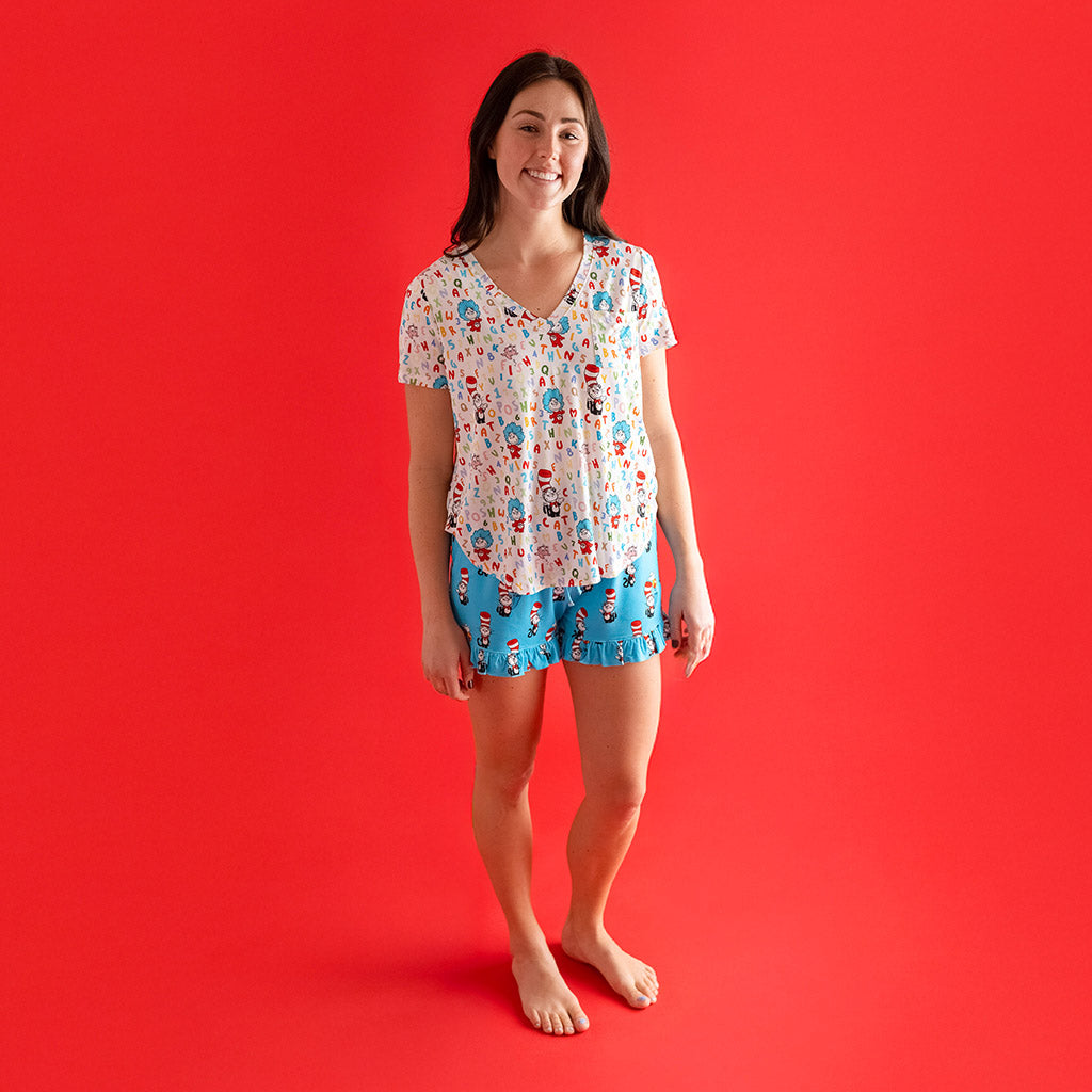 Dr. Seuss Good Fun Women's V-Neck Tee