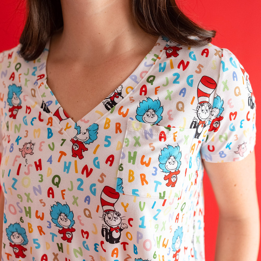 Dr. Seuss Good Fun Women's V-Neck Tee