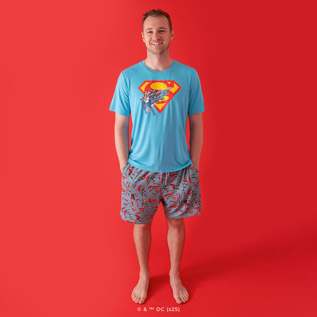 Comic Superman Men's Classic Graphic Tee