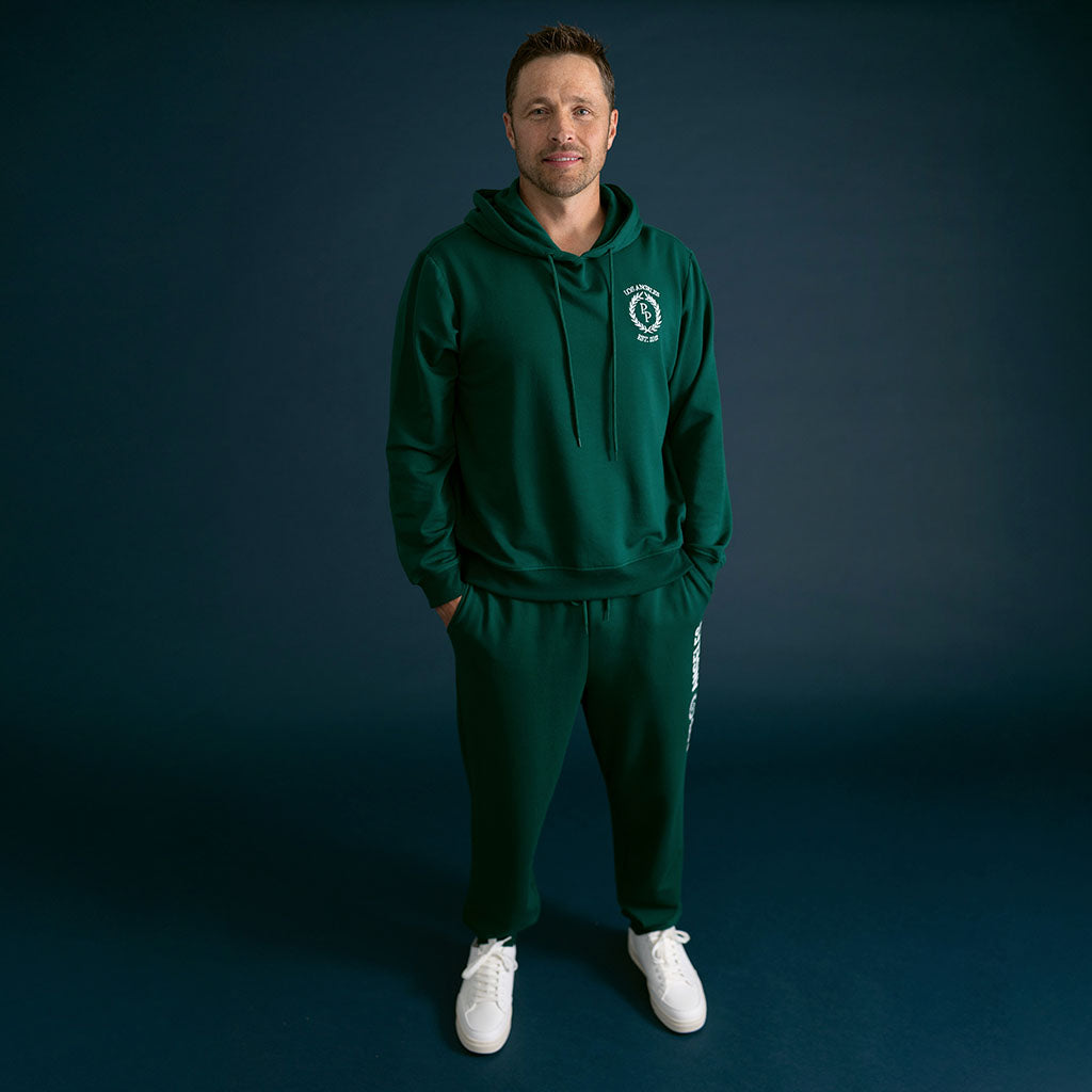 Varsity Green Adult Fleece Hoodie