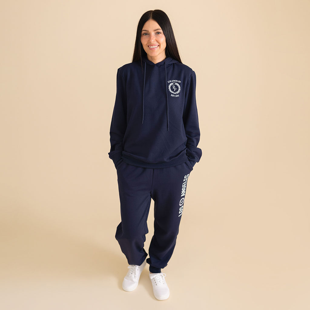 Varsity Navy Adult Fleece Hoodie