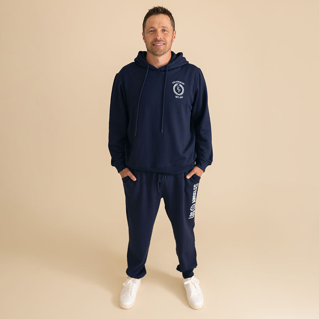 Varsity Navy Adult Fleece Hoodie