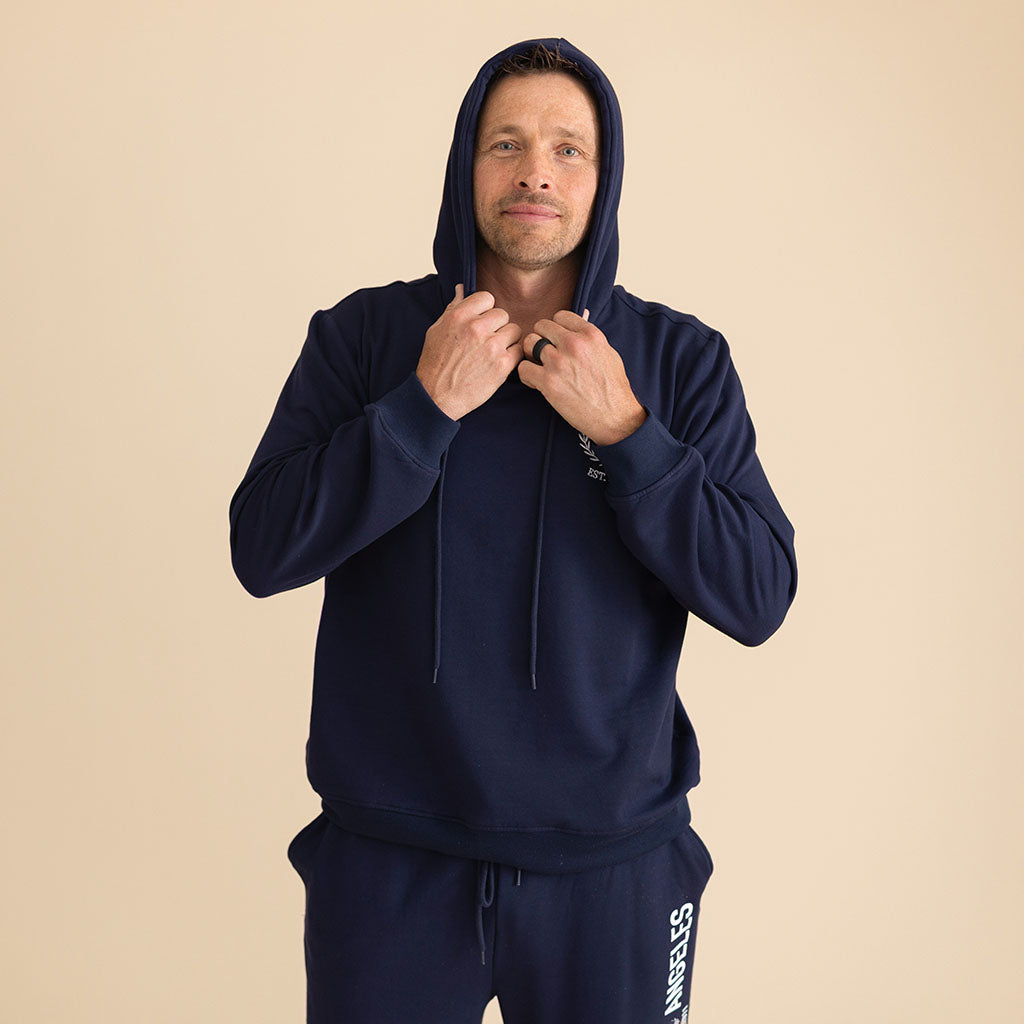 Varsity Navy Adult Fleece Hoodie