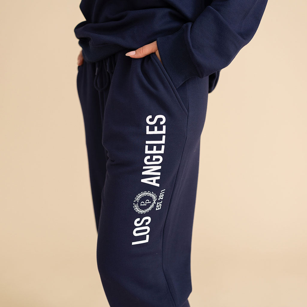 Varsity Navy Adult Fleece Joggers