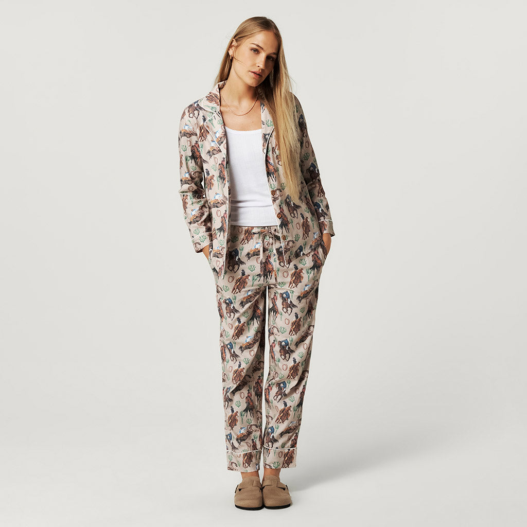 Clint Women's Flannelette Pajama Set