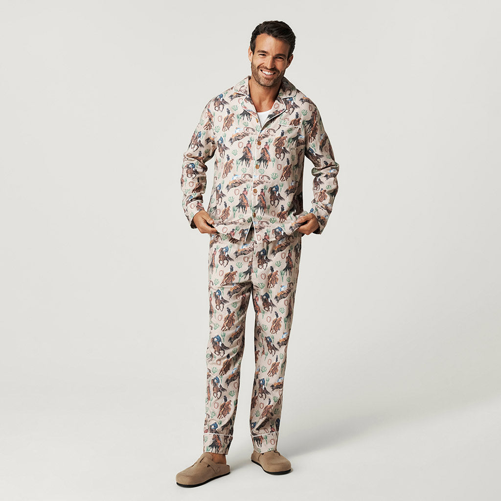 Clint Men's Flannelette Pajama Set
