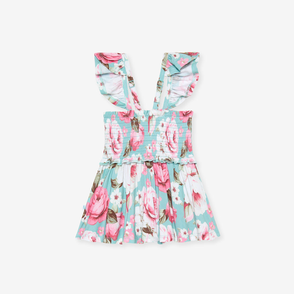 Briana Smocked Babydoll Bummie Set