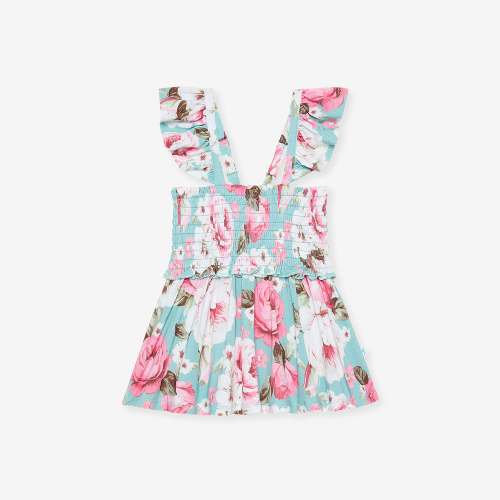 Briana Smocked Babydoll Bummie Set
