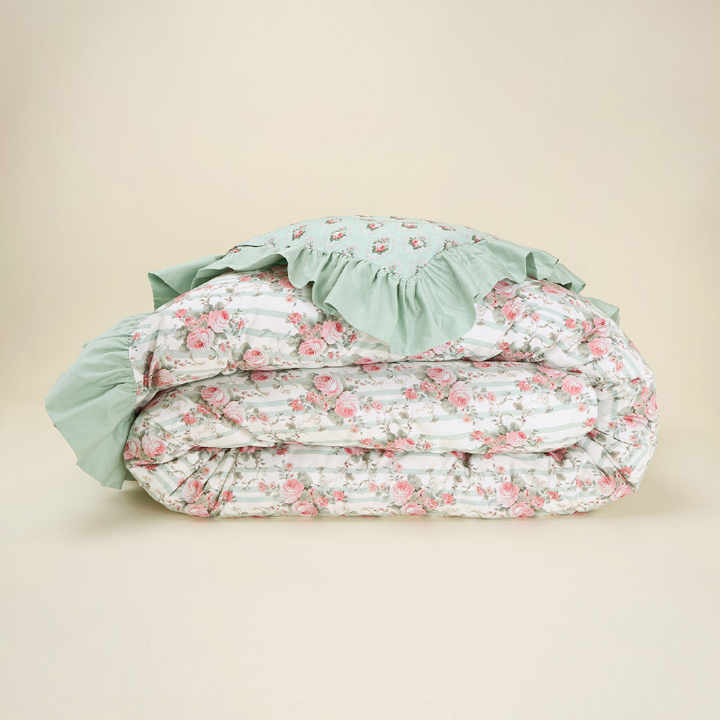 Trixie Reversible Ruffled Duvet Cover