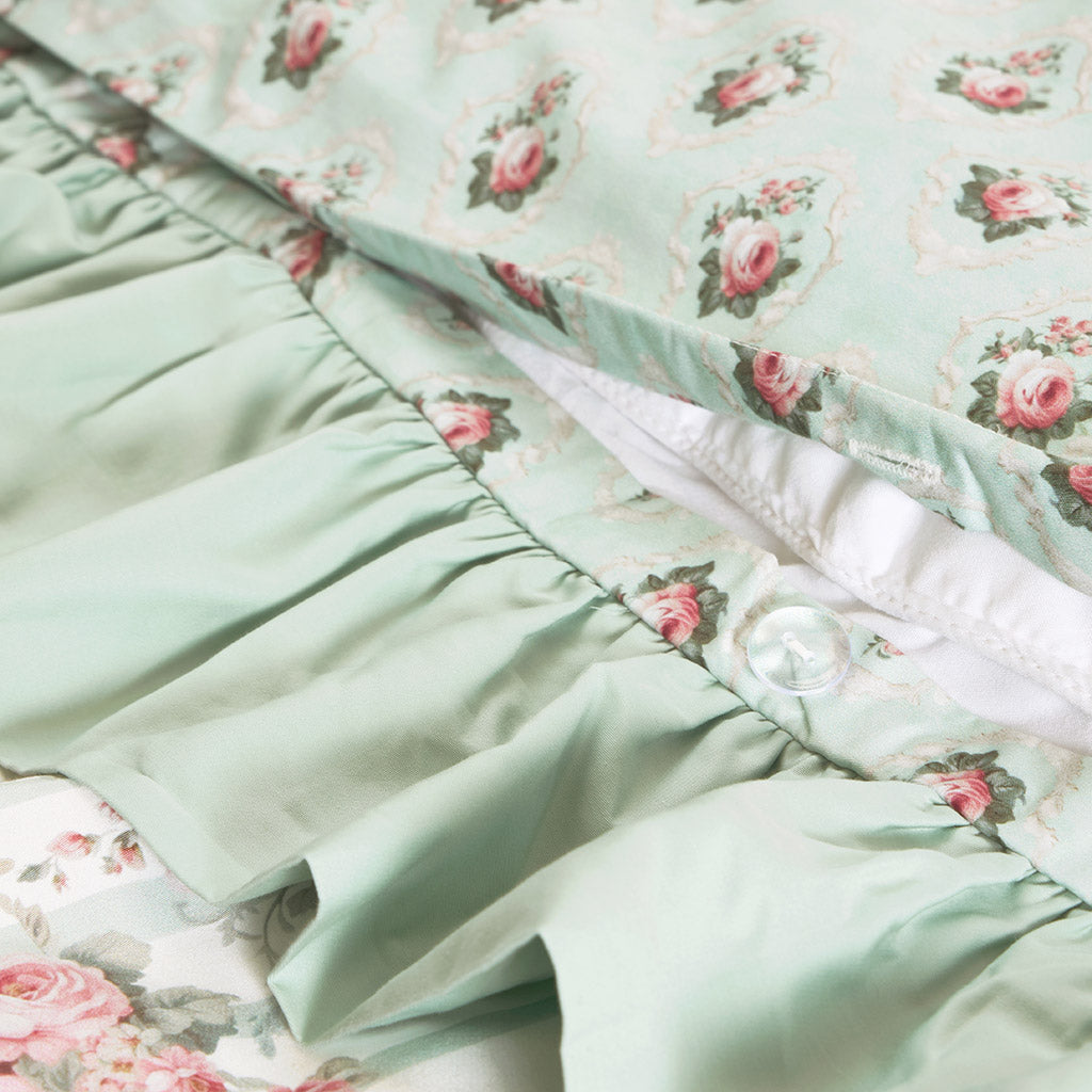 Trixie Reversible Ruffled Duvet Cover