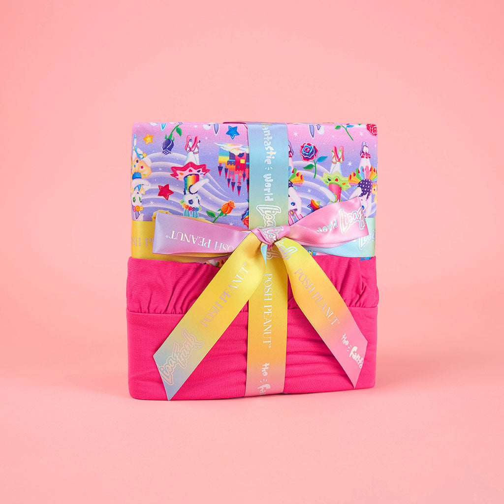 Lisa Frank® Ballerina Bunnies Ruffled Luxe Patoo® Blanket