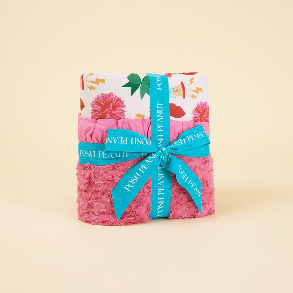 Sabrina Minky Ruffled Luxe Patoo® Blanket