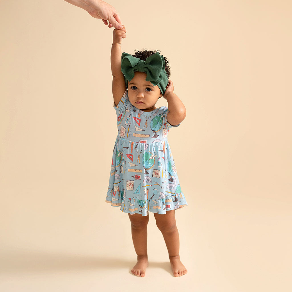 Steve Ruffled Twirl Bodysuit Dress