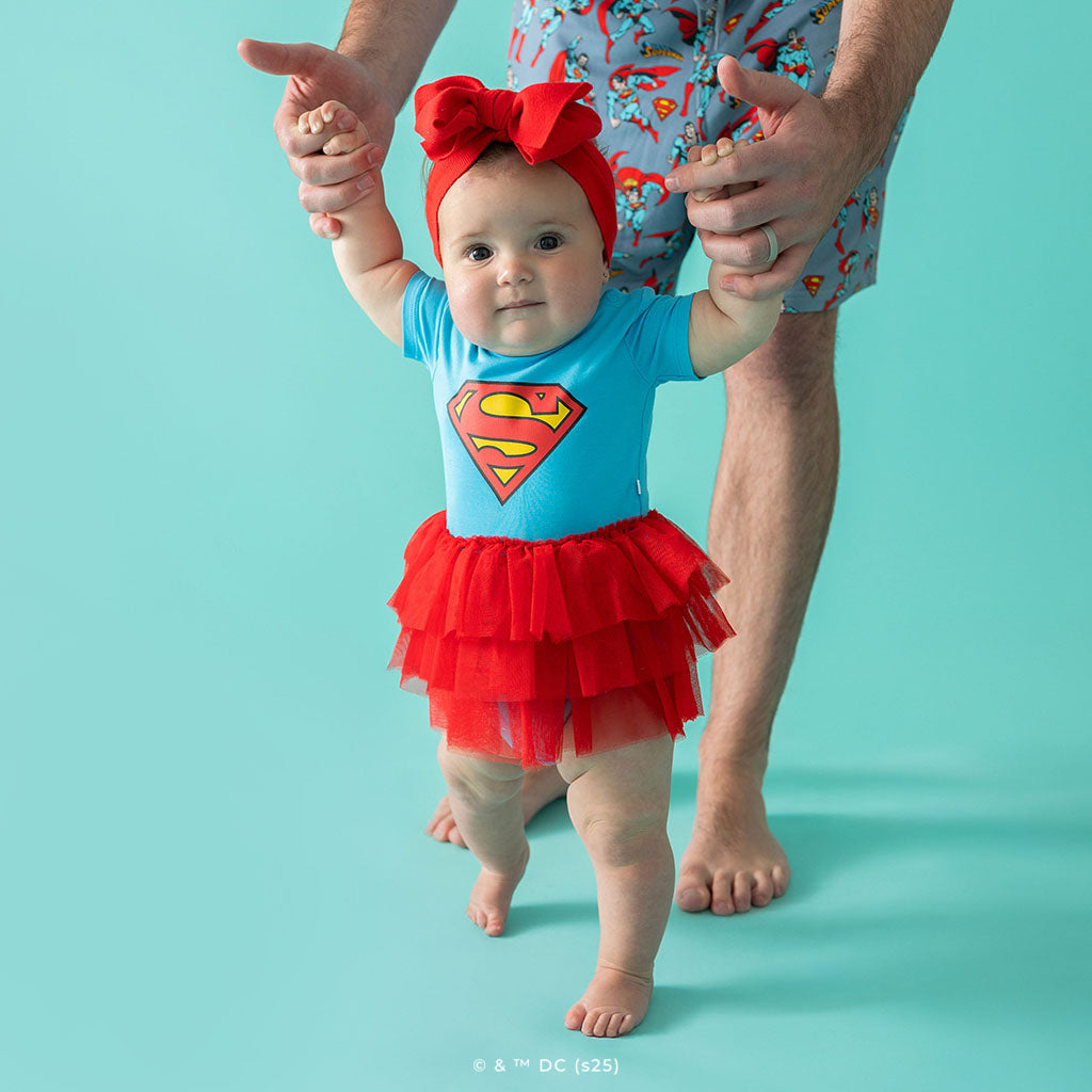 I Am Superman Tulle Skirt Bodysuit Dress