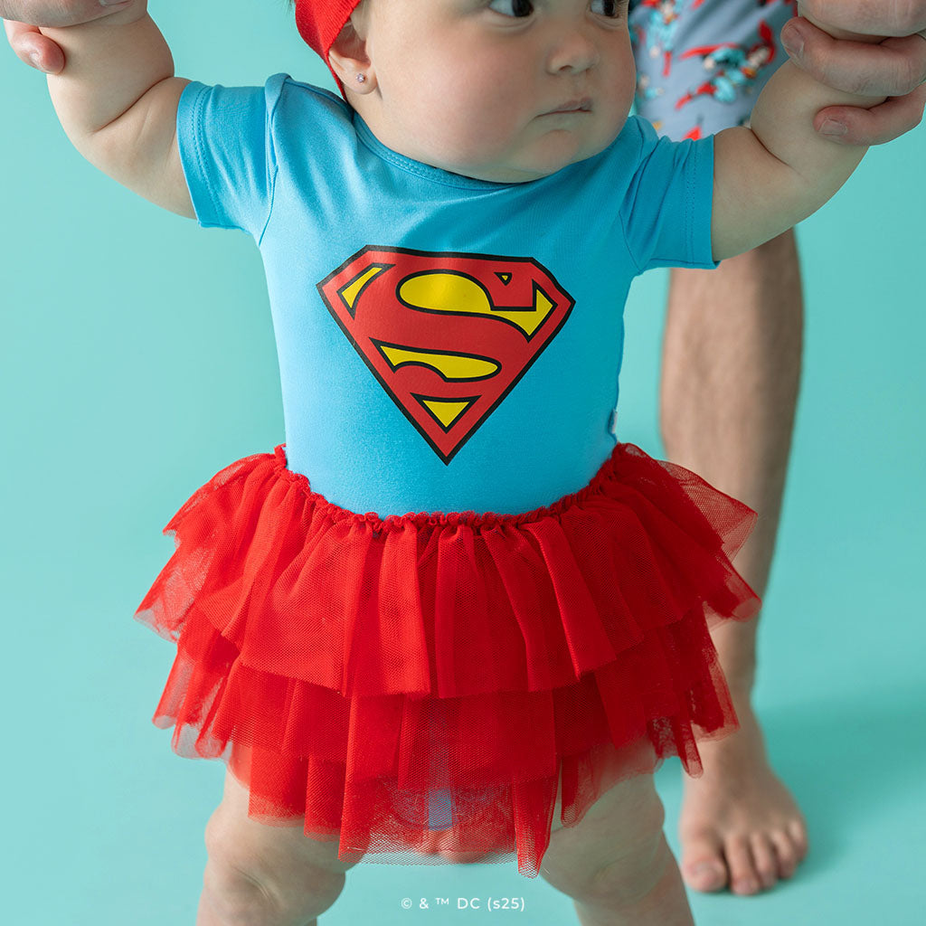 I Am Superman Tulle Skirt Bodysuit Dress