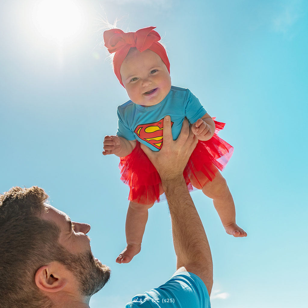I Am Superman Tulle Skirt Bodysuit Dress