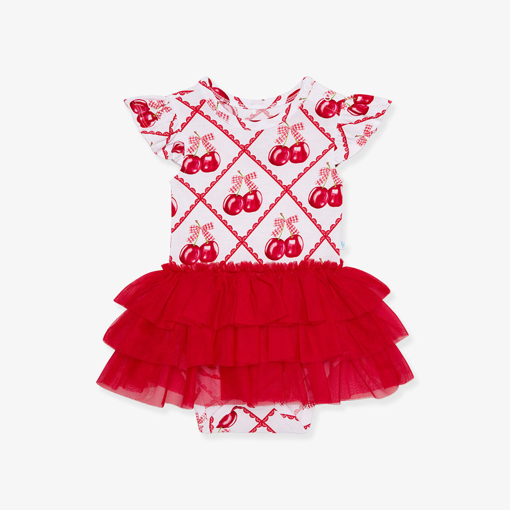Cheryl Tulle Bodysuit Dress