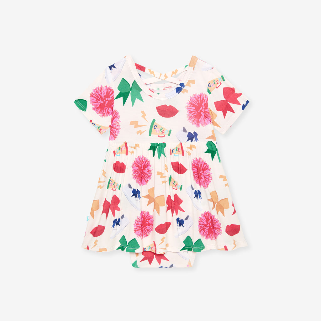 Sabrina Criss-Cross Twirl Bodysuit Dress