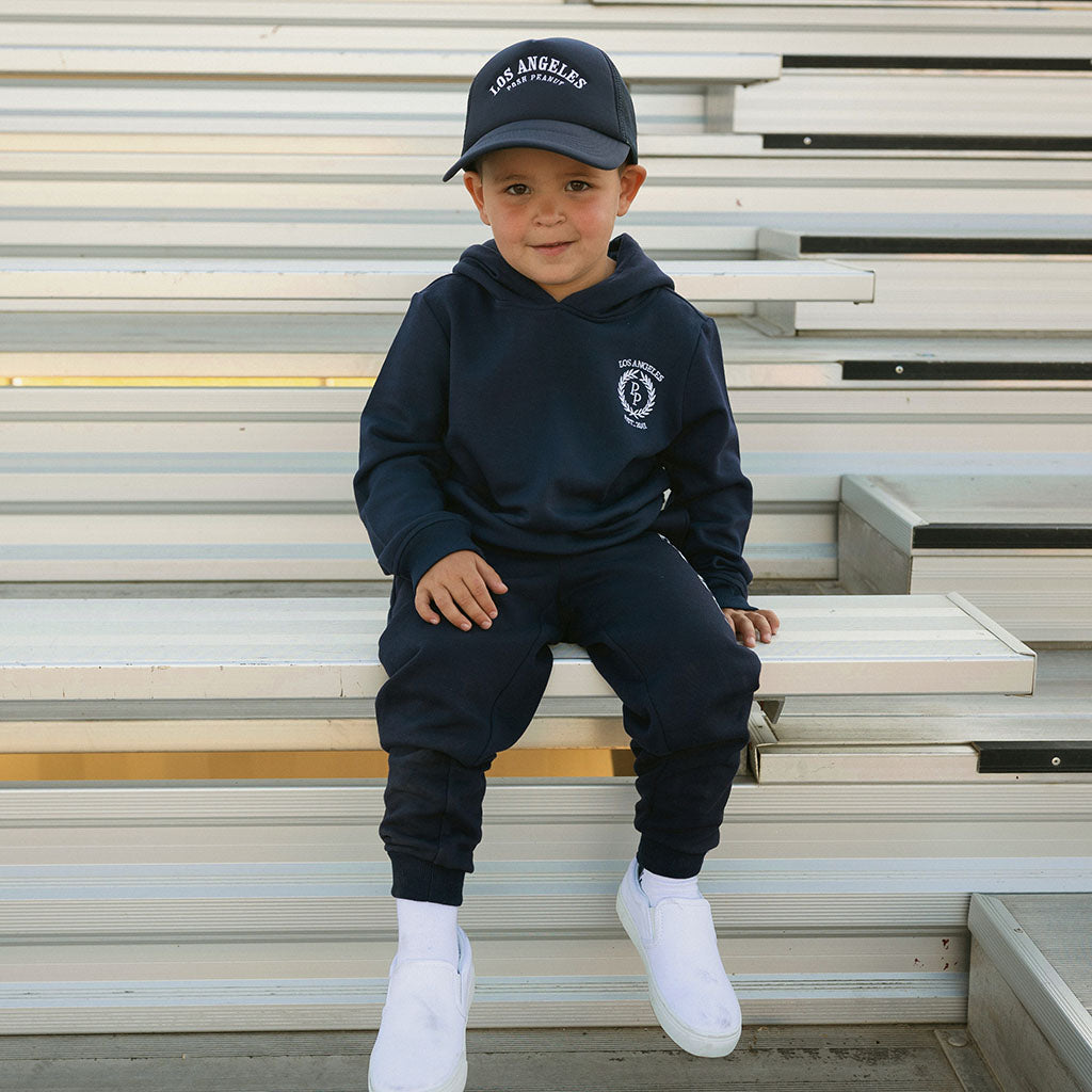 Varsity Navy Fleece Joggers