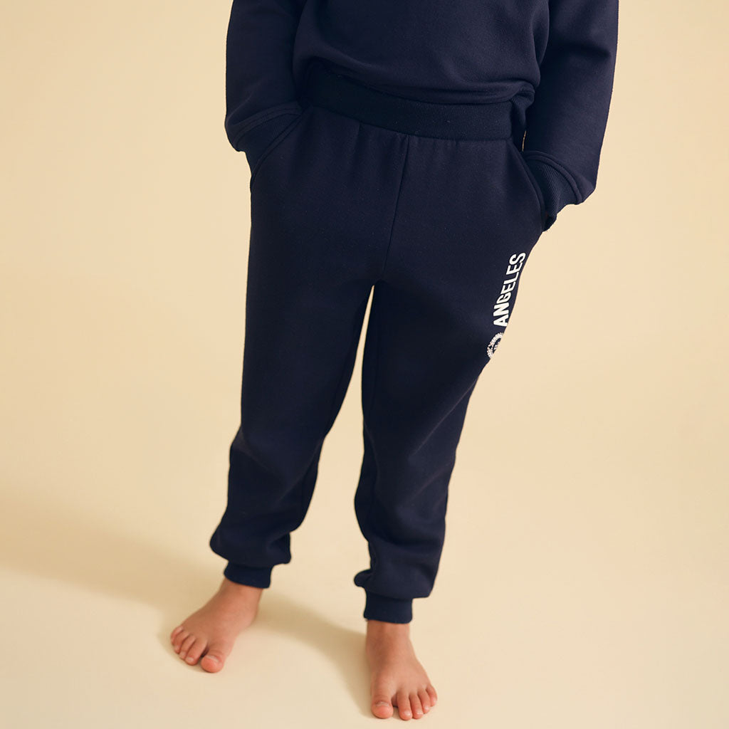 Varsity Navy Fleece Joggers