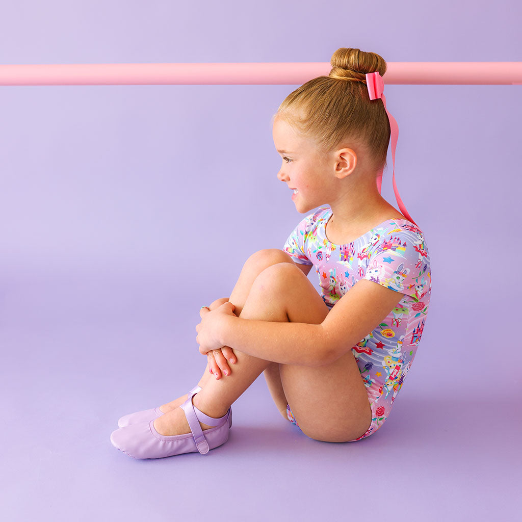 Lisa Frank® Ballerina Bunnies Criss-Cross Leotard