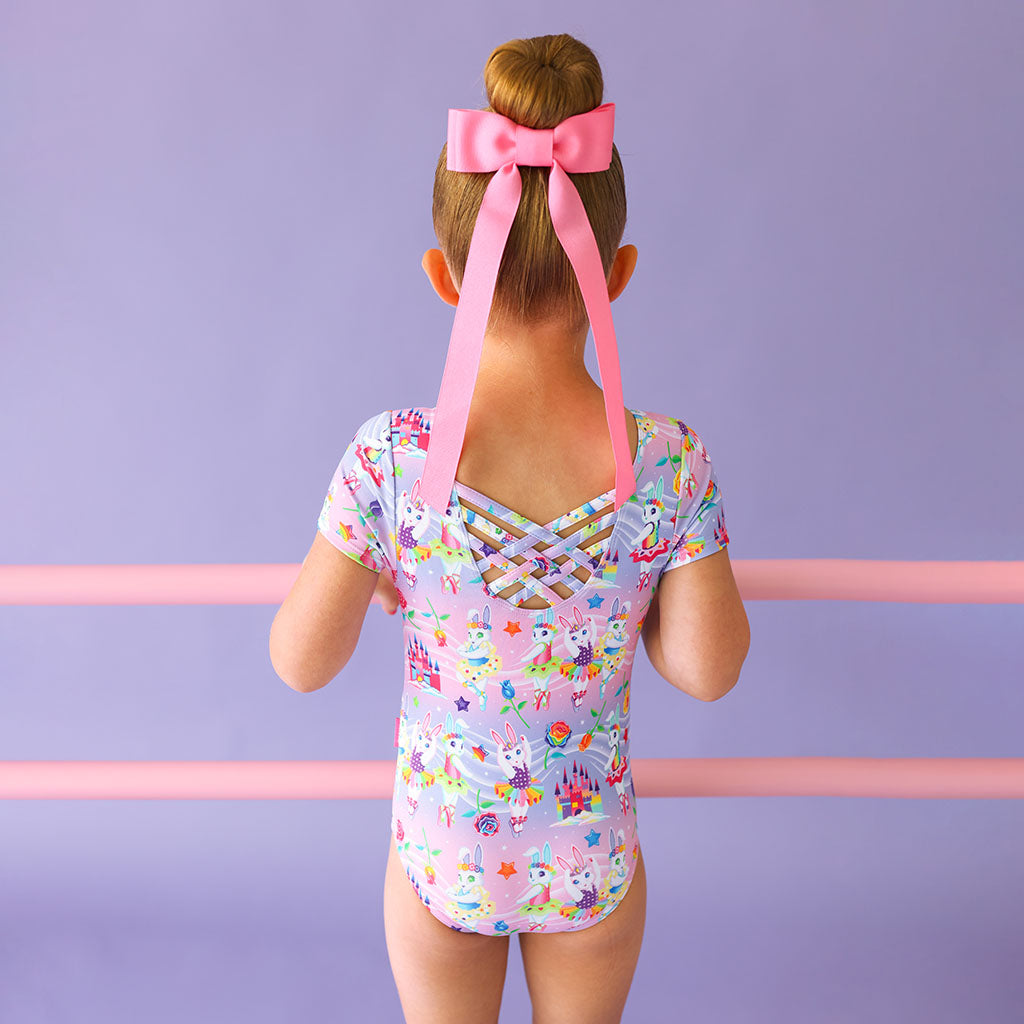 Lisa Frank® Ballerina Bunnies Criss-Cross Leotard