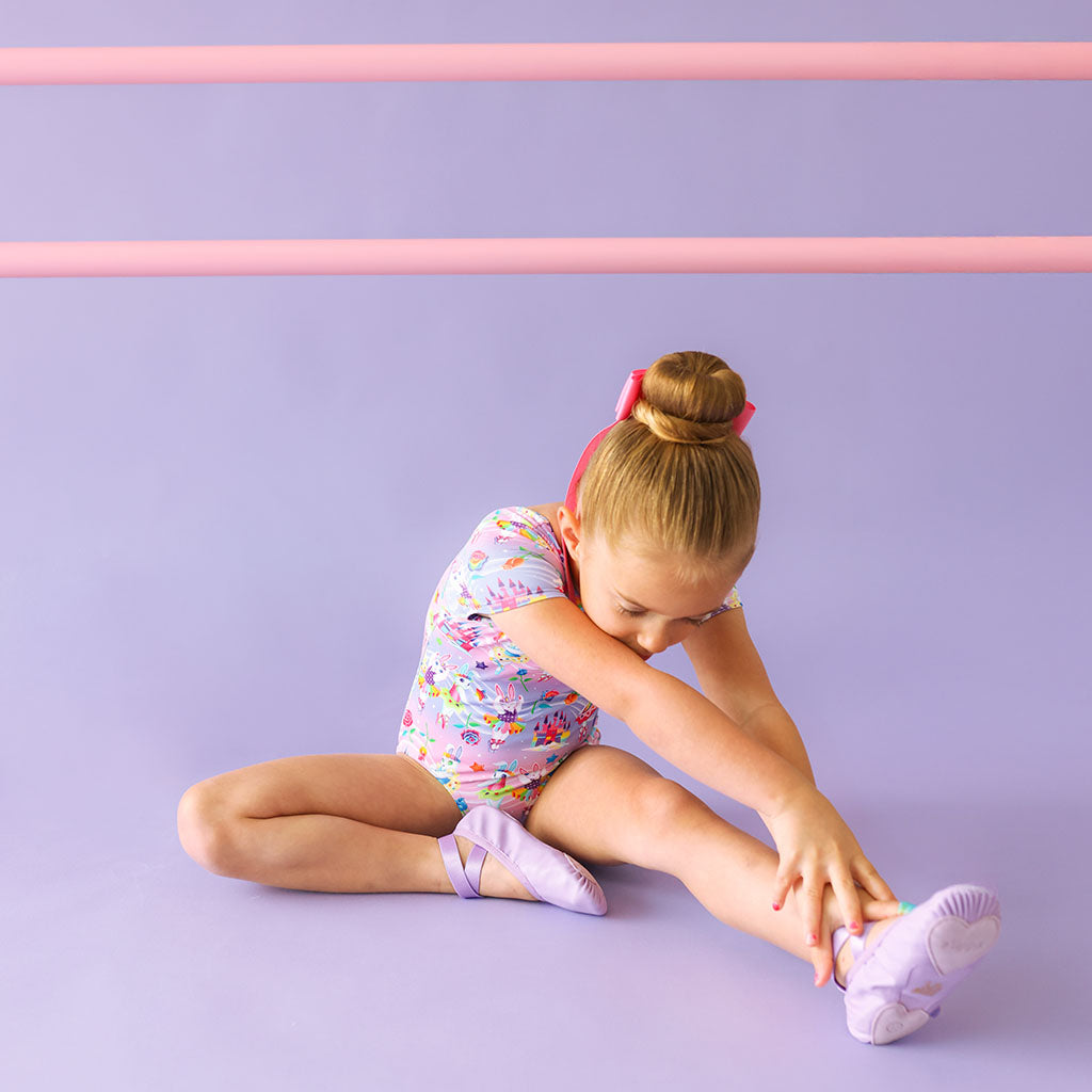 Lisa Frank® Ballerina Bunnies Criss-Cross Leotard