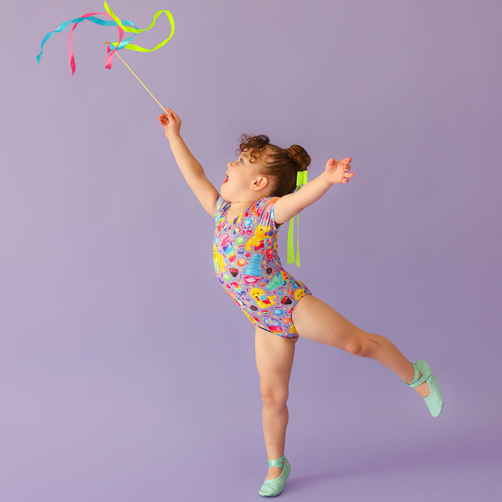 Lisa Frank® Casey & Caymus Criss-Cross Leotard