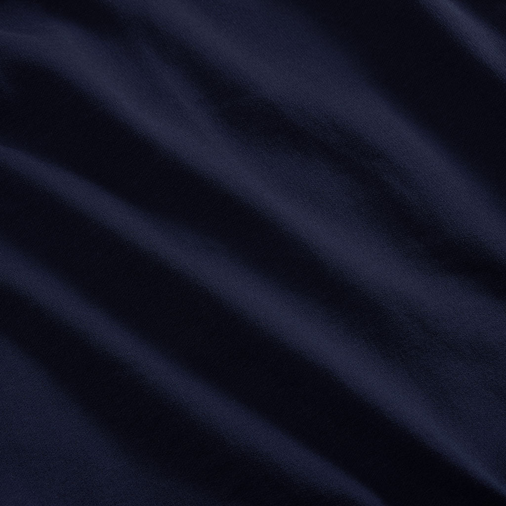 Varsity Navy Men's French Terry Varsity Polo Shirt