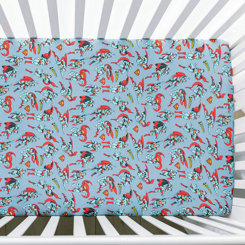 Superman Crib Sheet