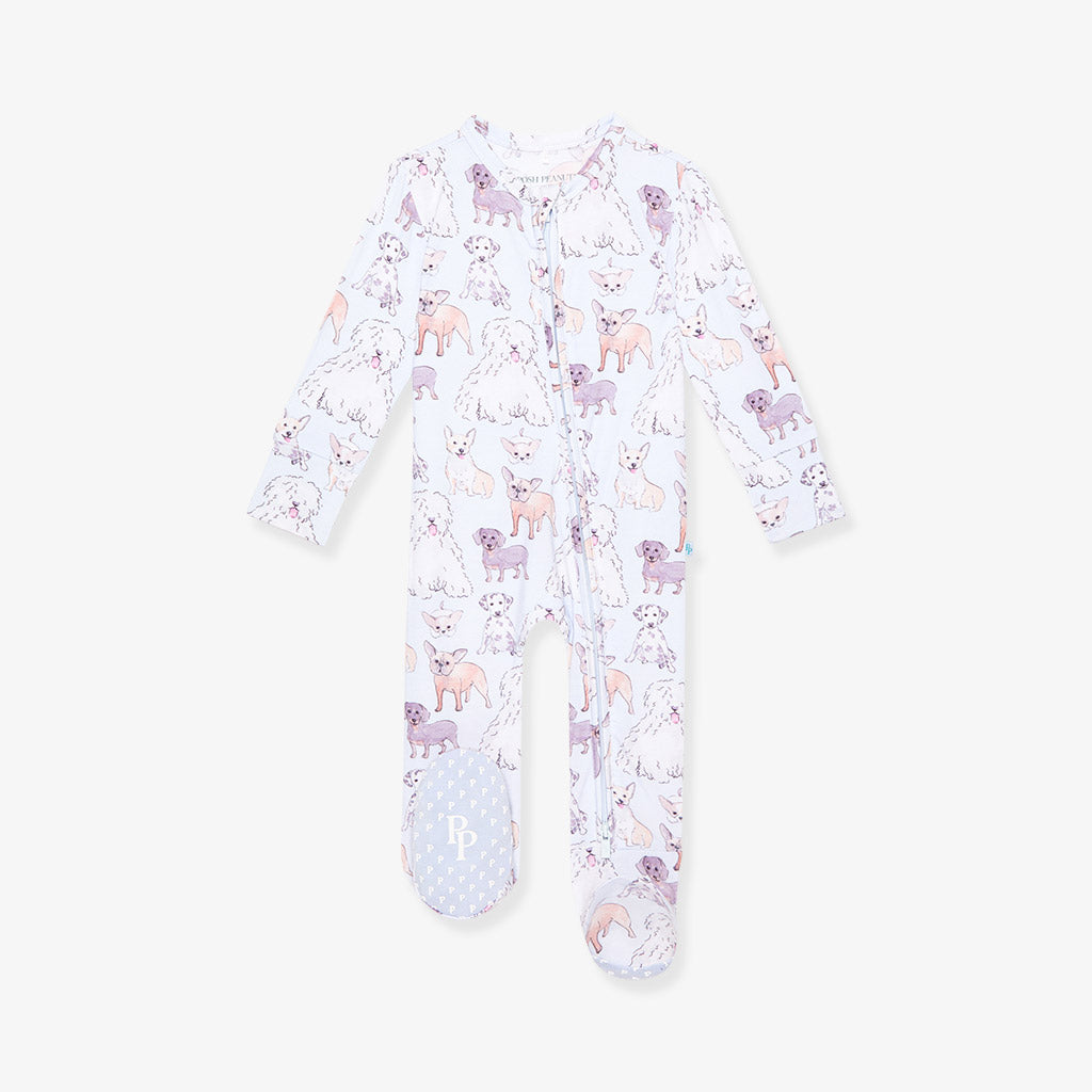 Gatsby Footie Zippered One Piece