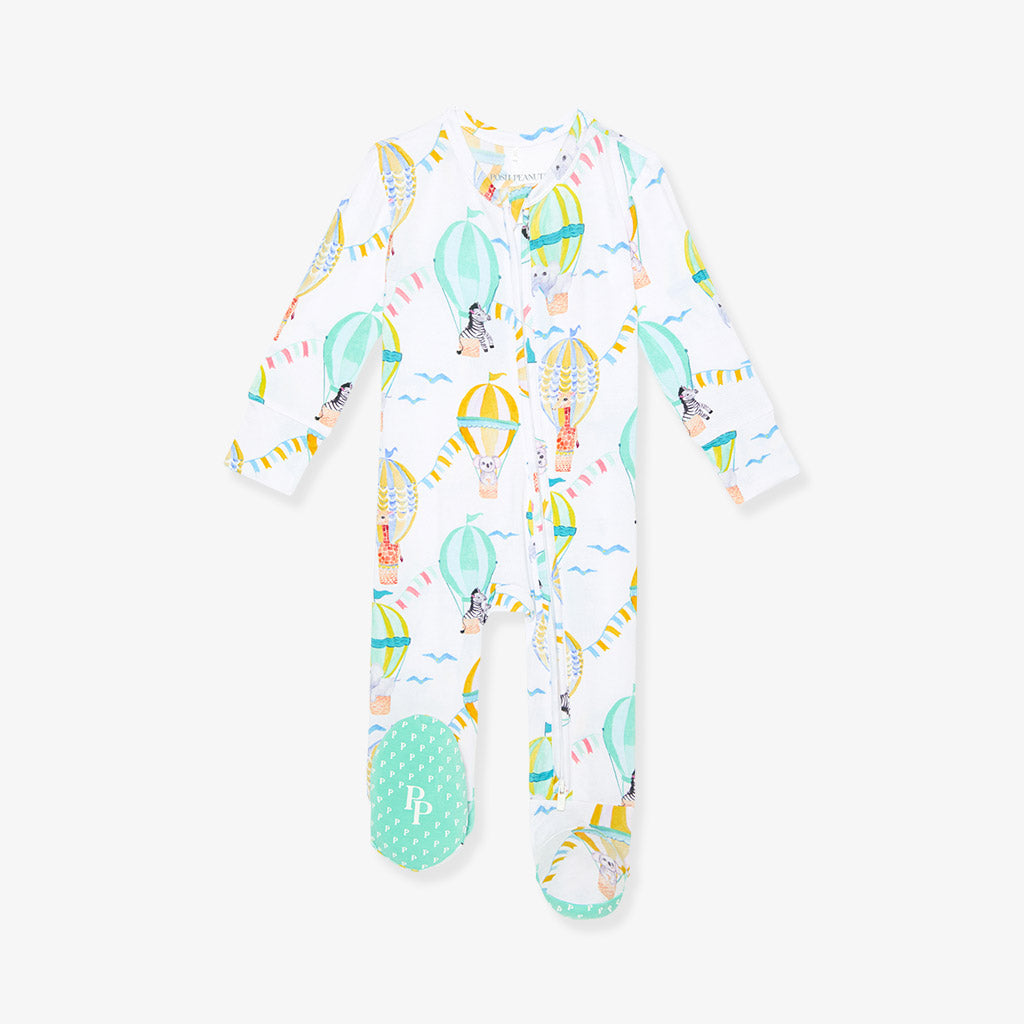 Balloon Wonder Footie Zippered One Piece
