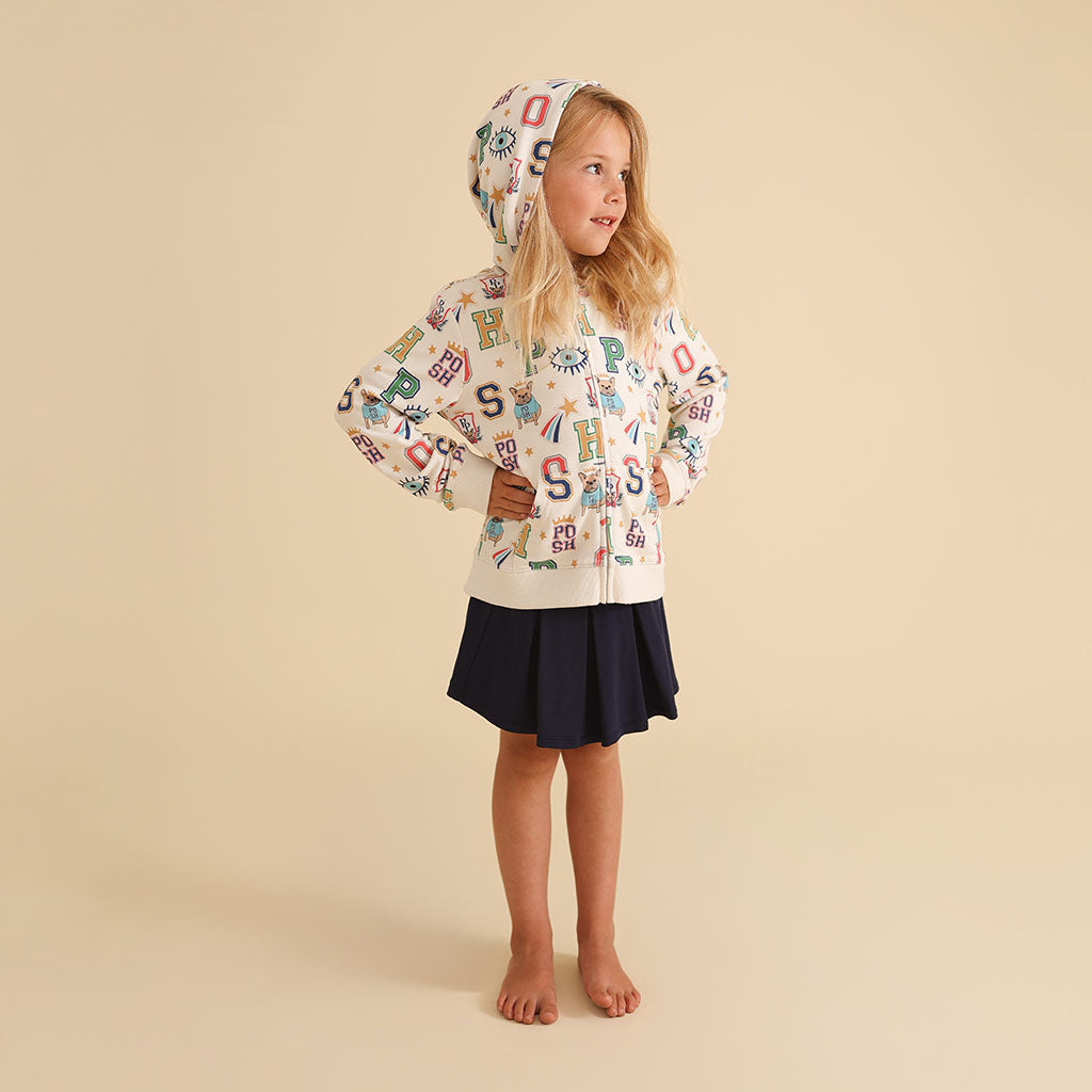 Brooke French Terry Zippered Hoodie